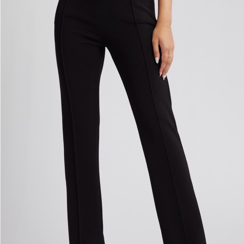 NWT WAYF Black Front-Seam Dress Pants